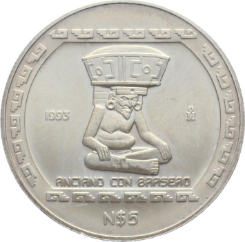 Mexiko 1993 - 1 Feinunze Silber